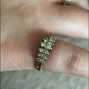 14 c gd Diamond Anniversary Ring. CHRISTMAS!